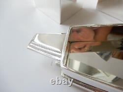 Art Deco Silverplated Architectural Tea Set Coffee Pot Christopher Dresser