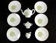 Authentic Hermes'tea Pot','sugar Pot''milk Pitcher''6 Plates'set Nile