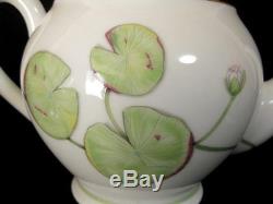 Authentic HERMES'Tea pot','Sugar pot''Milk pitcher''6 Plates'Set Nile