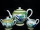 Authentic Hermes'tea Pot','sugar Pot' &'milk Pitcher'set Toucans