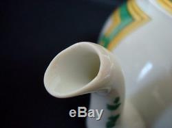 Authentic HERMES'Tea pot','Sugar pot' &'Milk pitcher'Set Toucans