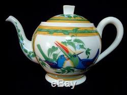Authentic HERMES Tea pot Toucans