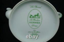 Authentic Hermes Pivoines'Tea pot','Sugar pot' &'Milk pitcher' Set