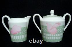 Authentic Hermes Pivoines'Tea pot','Sugar pot' &'Milk pitcher' Set