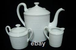 Authentic Hermes'Tea pot','Sugar pot' &'Milk pitcher' Set Egie