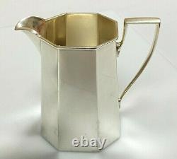 Authentic Tiffany & Co. Sterling Silver 925 Art Deco Teapot Creamer & Sugar Set