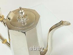 Authentic Tiffany & Co. Sterling Silver 925 Art Deco Teapot Creamer & Sugar Set