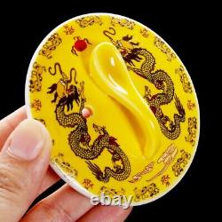 Automatic tea set porcelain Handmade dragon print tea pot matching tea cup Set