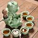 Automatic Tea Set Pottery Kungfu Tea Set Creative Tea Pot With Infuser Tea Cups2