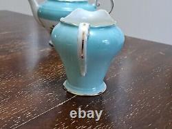 Aynsley Teapot Set Blue Floral