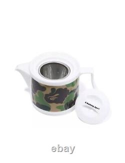 BAPE A Bathing Ape ABC CAMO TEA POT SET Japan 1I80193004 Rare Porcelain Set