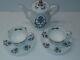 B & G Tea Bar-bio Germany Grange Tea Set-1 Teapot And 2 Cups With Saucers New