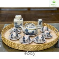 Bat Trang Pottery Ceramic Tea Set Authentic Vietnamese Craftsmanship Village