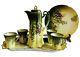 Bavaria Chocolate Pot Tea Coffee Hand Painted Artist Signed A Koch Lot Set Of 8