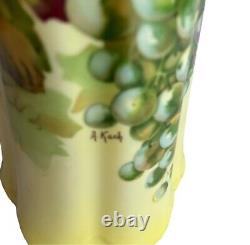 Bavaria Chocolate Pot Tea Coffee Hand Painted Artist Signed A Koch Lot Set Of 8