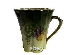 Bavaria Chocolate Pot Tea Coffee Hand Painted Artist Signed A Koch Lot Set Of 8