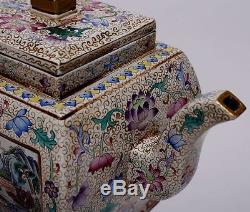 Beautiful Antique China Yixing Zisha teapot Handmade Purple sand Teapots PT167