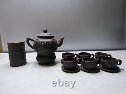 Beautiful Japanese Tea Pot Set for 6 Vintage