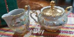 Beautiful Setting for 6 PMD Bavaria 17 Piece China Tea Set