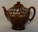Beautiful Vintage Brown Glazed Mccormick Banquet Iced Or Hot Tea Pot Nice