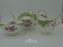 Beautiful Vintage Paragon Rockingham Tea Set withTeapot Excellent Tea For One