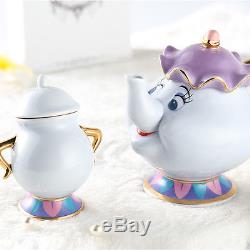 Beauty And The Beast Tea Set Mrs Potts Chip Teapot Cup Ceramics Creative Gift