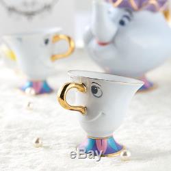 Beauty And The Beast Tea Set Mrs Potts Chip Teapot Cup Ceramics Creative Gift