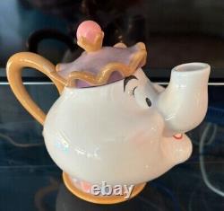 Beauty & The Beast 10th Anniversary Limited Edition Rare 5 Pc Tea Pot Set