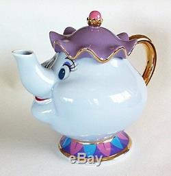 Beauty and the Beast Mrs. Potts Chip Teapot Set Tokyo Disney Resort Limited F/S