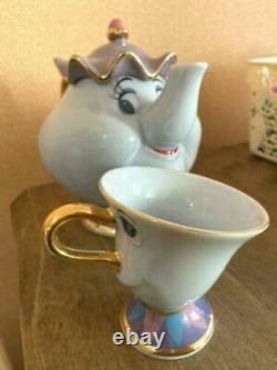 Beauty and the Beast Tokyo Disney Resort Land Mrs. Potts Tea Pot & Chip Cup Set