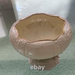 Belleek Echinus Tea Set Black Mark Tray, Teapot, OneCup & Saucer, Sugar & Cream