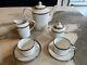 Bernardaud Athena Tea Set Coffee Pot, Cream, Sugar, Tea Cups, Saucers $1600+