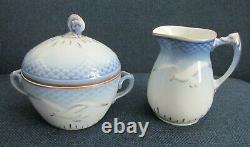 Bing & Grondahl Seagull 3 Piece Tea Set- Tea Pot, Covered Sugar Bowl & Creamer