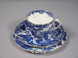 Blue Mikado Royal Crown Derby Coffee Set RARE Teapot Sugar Cream England