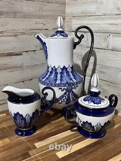 Bombay Rosette Tea Set NIB