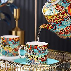 Bone China Tea Set Teapot Gift Bag Quality Porcelain elegant and atmospheric