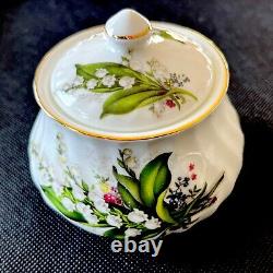 Bone China Teapot with Creamer and Sugar bowel, Staffordshire England, New