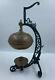 Bradley And Hubbard Five O'clock Cast Iron Teapot Stand With Kettle And Burner
