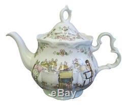 Brambly Hedge Full Size Tea Set Teapot, Milk Jug & Sugar Bowl Royal Doulton