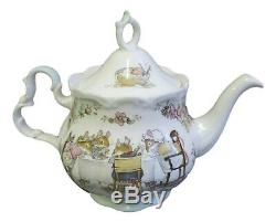 Brambly Hedge Full Size Tea Set Teapot, Milk Jug & Sugar Bowl Royal Doulton