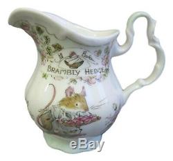 Brambly Hedge Full Size Tea Set Teapot, Milk Jug & Sugar Bowl Royal Doulton