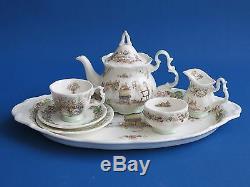 Brambly Hedge Tea Set Miniature Teapot, Trio, Tea Tray Royal Doulton