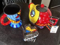 Britto Tea Pot, Mug And Candy Dish 2009