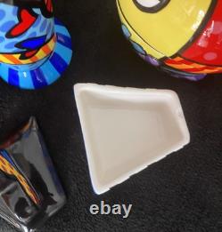 Britto Tea Pot, Mug And Candy Dish 2009