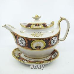 C1815 JOHN ROSE COALPORT English Regency Period Porcelain Tea Set Shell 72
