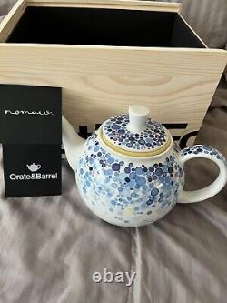 CRATE AND BARREL LIMITED EDITION 50th ANNIVERSARY TEA POT design by NOMOCO