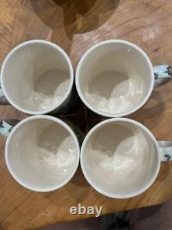 Cardews Terestrial Globe Teapot And 4 Mugs