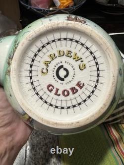 Cardews Terestrial Globe Teapot And 4 Mugs