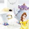 Cartoon Beauty And The Beast Teapots Mug Mrs. Potts Chip Tea Pot And Cup Set New