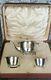 Cased Batchelor Teapot Set For One 3 Piece Silver C1920s Sugar Bowl Creamer Jug